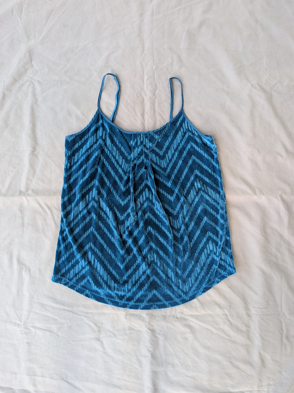 Lucky Brand Velvet Chevron Tank Top